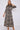 Black Botanical Patchwork Print Satin Maxi Shirt Dress