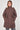 Chocolate and Stone Drawstring Reversible Parka