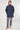 Navy and Stone Reversible Parka