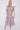 Purple Floral Print Knotted Quarter Sleeve Maxi Dress