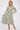 Green Pattern print Linen Textured Smock Midi Dress
