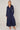 Navy Layered Satin Long Sleeve Maxi Shirt Dress