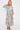 White Multi Floral Print Long Sleeve Midi Dress