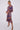 Love Sunshine Blue Rust Abstract Print Satin Frilled Hem Midi Dress Bodycon Dress DB Garden Party Dress Going Out Dress Leopard Print Dress Long Sleeve Dress LS-2332 Tea Dress Wedding Guest Dress