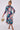 Love Sunshine Navy Floral Print Twill Satin Frilled Hem Midi Dress Bodycon Dress DB Garden Party Dress Going Out Dress Leopard Print Dress Long Sleeve Dress LS-2332 Tea Dress Wedding Guest Dress