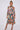 Love Sunshine Orange Pastel Floral Print Frilled Hem Midi Dress Bodycon Dress DB Garden Party Dress Going Out Dress Long Sleeve Dress LS-2332 Tea Dress Wedding Guest Dress