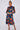 Love Sunshine Black Floral Print Bubble Satin Frilled Hem Midi Dress Bodycon Dress DB Garden Party Dress Going Out Dress Leopard Print Dress Long Sleeve Dress LS-2332 Tea Dress Wedding Guest Dress