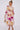Love Sunshine Yellow Magenta Multi Print Pleated Skirt High Neck Midi Dress Dress with Pockets Garden Party Dress Going Out Dress Long Sleeve Dress LS-9099L Tea Dress Wedding Guest Dress