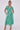 Love Sunshine Green Floral Print Wrapped Midi Dress Brunch Dress Dress with Pockets Everyday Dress Garden Party Dress Holiday Dress LS-2118 Short Sleeve Dress Summer Dress Tea Dress Wedding Guest Dress