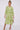 Love Sunshine Green Pattern Print Bamboo Textured Smock Midi Dress DB Dress with Pockets Everyday Dress Garden Party Dress Holiday Dress Long Sleeve Dress LS-2428 Summer Dress