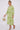Love Sunshine Green Pattern Print Bamboo Textured Smock Midi Dress DB Dress with Pockets Everyday Dress Garden Party Dress Holiday Dress Long Sleeve Dress LS-2428 Summer Dress