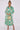 Love Sunshine Green Paisley Print White Satin Midaxi Shirt Dress Brunch Dress Casual Dress DB Dress with Pockets Everyday Dress Garden Party Dress Holiday Dress Long Sleeve Dress LS-2037 Wedding Guest Dress