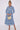 Love Sunshine Blue Leopard Print Midaxi Shirt Dress Brunch Dress Casual Dress DB Dress with Pockets Everyday Dress Garden Party Dress Holiday Dress Long Sleeve Dress LS-2037 Wedding Guest Dress