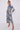Love Sunshine Blue Floral Print Long Sleeve Midaxi Shirt Dress Brunch Dress Casual Dress DB Dress with Pockets Everyday Dress Garden Party Dress Holiday Dress Long Sleeve Dress LS-2037 Wedding Guest Dress