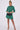 Love Sunshine Green Geo Print Belted Mini Shirt Dress Brunch Dress Casual Dress Dress with Pockets Everyday Dress Garden Party Dress Long Sleeve Dress LS-2143 Workwear Dress