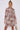 Organge Paisley Floral Print Mini Shirt Dress