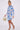 Love Sunshine Blue Paisley Print White Mini Shirt Dress Brunch Dress Casual Dress Dress with Pockets Everyday Dress Long Sleeve Dress LS-5026 Workwear Dress