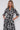 Mono Geometric Print Half Sleeve Midi Shirt Dress