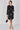 Love Sunshine Black Botanical Leaf Print Belted Shirt Dress Brunch Dress Casual Dress Dress with Pockets Dresses Everyday Dress Long Sleeve Dress LS-5026 Workwear Dress