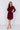 Merlot Button-Front Mini Shirt Dress