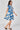 Love Sunshine Blue Floral Print Short Sleeve Flared Mini Dress Casual Dress Dresses Everyday Dress Garden Party Dress Holiday Dress LS-2339 Short Sleeve Dress Summer Dress