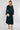 Emerald Layer Satin Long Sleeve Maxi Shirt Dress
