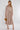 Champagne Layered Satin Long Sleeve Maxi Shirt Dress
