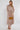 Champagne Layered Satin Long Sleeve Maxi Shirt Dress