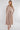 Champagne Layered Satin Long Sleeve Maxi Shirt Dress