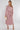 Pink Layer Satin Long Sleeve Maxi Shirt Dress