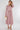 Pink Layer Satin Long Sleeve Maxi Shirt Dress