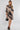 Beige Abstract Print Half Sleeve Mini Shirt Dress
