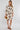 Brown Leaf Print Half Sleeve Mini Shirt Dress