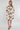 Brown Leaf Print Half Sleeve Mini Shirt Dress