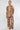 Tan and Cream Tropical Patch Print Co-Ord Set