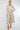 Cream and Olive Boho Print Maxi Shirt Dress