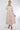 Cream and Blush Vintage Floral Print Maxi Shirt Dress