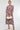Dusky Purple Leaf Print Pleated Skirt Maxi Dress