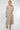 Camel and White Paisley Print Maxi Shirt Dress