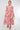 Pink and Orange Tile Print Maxi Shirt Dress