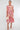 Pink Tile Print Half Sleeve Midi Shirt Dress