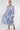 Blue and White Tile Print Maxi Shirt Dress