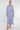Blue and White Paisley Print Maxi Shirt Dress