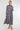 Navy Floral Paisley Print Long Sleeve Maxi Shirt Dress
