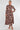 Chocolate and Blush Floral Print Maxi Shirt Dress