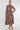 Chocolate and Blush Floral Print Maxi Shirt Dress