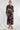 Black Autumnal Floral Print Midaxi Shirt Dress