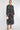 Black and Teal Vintage Floral Print Maxi Shirt Dress