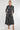 Black and Teal Vintage Floral Print Maxi Shirt Dress