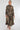 Black and Beige Mandala Print Midaxi Shirt Dress